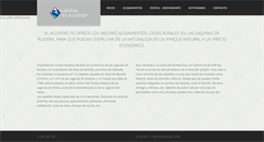 Desktop Screenshot of lagunasderuideraelacuifero.com