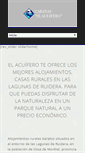Mobile Screenshot of lagunasderuideraelacuifero.com
